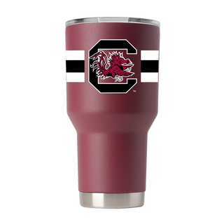 Tumbler: South Carolina Gamecocks Garnet – 20oz or 30oz with 360° Stripes