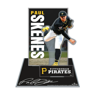 Paul Skenes Pittsburgh Pirates Acrylic Stand-Up Set – 3D Collectible Display