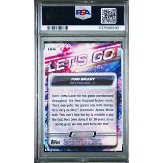 Tom Brady 2023 Topps Composite Let's Go! #LG6 PSA 10