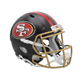 Mini Helmet: San Francisco 49ers - Alternate Black Rivals