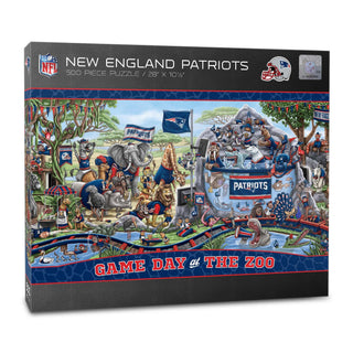 New England Patriots Game Day at the Zoo 500 pc Puzzle