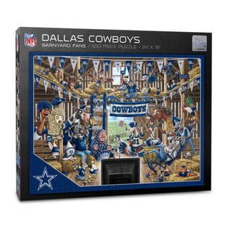 Dallas Cowboys Barnyard Fans 500 pc Puzzle