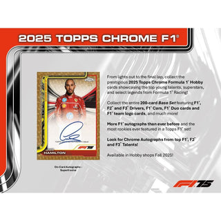2025 Topps Chrome Formula 1 Racing Hobby Box