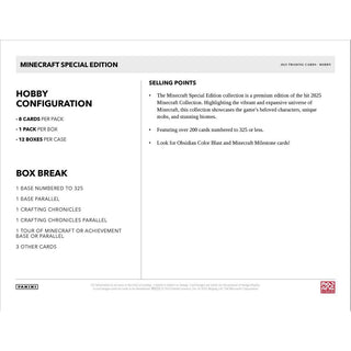 2025 Panini Minecraft Special Edition Hobby Box