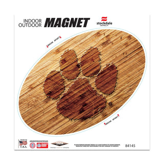 Clemson Tigers Wood Indoor/Outdoor Magnet – Official