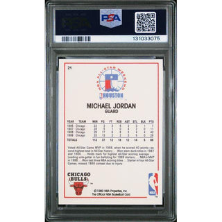 Michael Jordan 1989 Hoops All-Star #21 – PSA 7