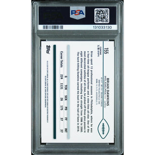 Brian Dawkins 2024 Topps Sapphire Orange #155 – PSA 10