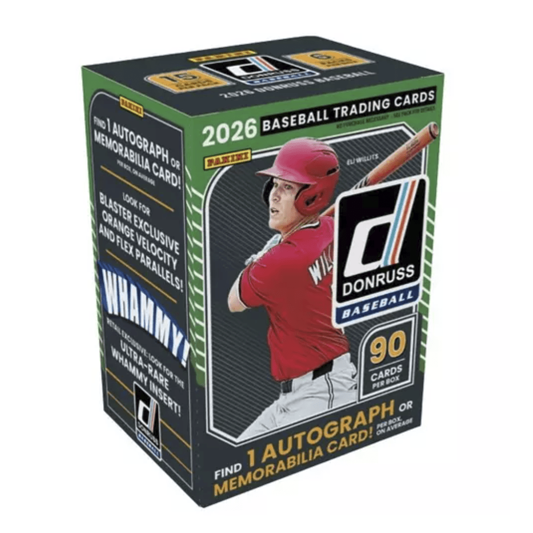 2026 Panini Donruss Baseball Blaster Retail Box Orange Velocity
