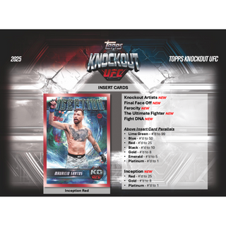 2025 Topps UFC Knockout Hobby Box