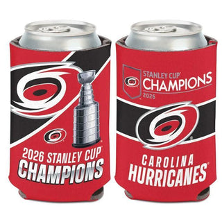 Carolina Hurricanes 2026 Stanley Cup Champions 12 oz Can Cooler