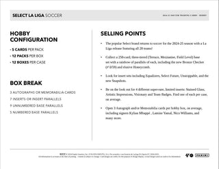 2024-25 Panini Select La Liga Soccer Hobby Box