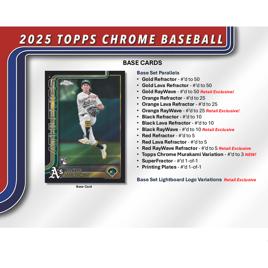 2025 Topps Chrome Baseball Blaster Box