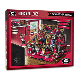 Georgia Bulldogs Purebred Fans- A Real Nailbiter 500 pc Puzzle
