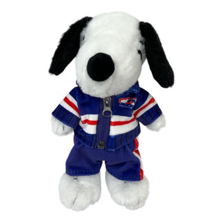 Snoopy USA Hockey Team Logo Warm Up Suit Officially Licensed 10 Inch Plush