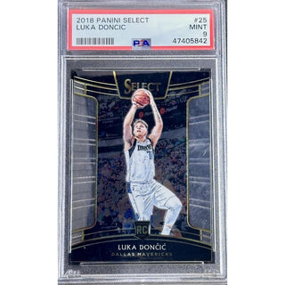 Luka Doncic 2018 Panini Select #25 PSA 9