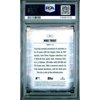 Mike Trout 2025 Topps Home Field Advantage #HA6 PSA 10