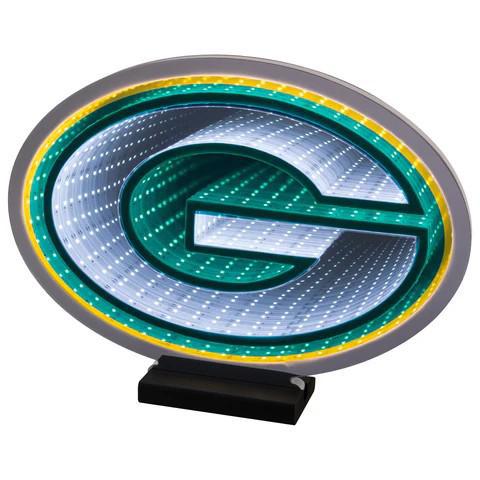 LED Infinity Logo Light: Green Bay Packers