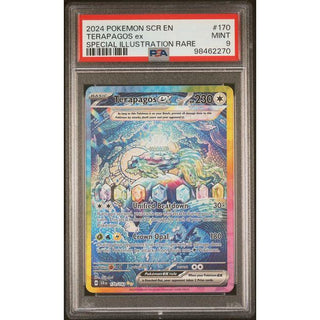 Terapagos ex 2024 Pokémon SCR EN Special Illustration Rare #170 PSA 9