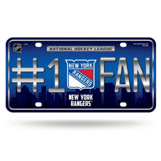 New York Rangers License Plate #1 Fan