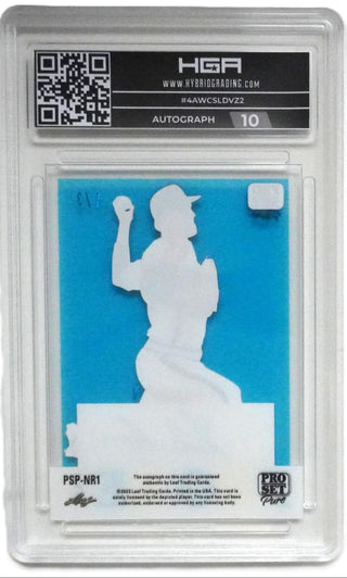 Nolan Ryan 2023 Leaf Pro Set Pure 1960 Gold Pattern Auto. #PSP-NR1 1/3 Mint 9.5