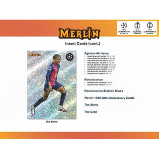 2024-25 Topps UEFA Club Competitions Merlin Chrome Soccer Hobby Box