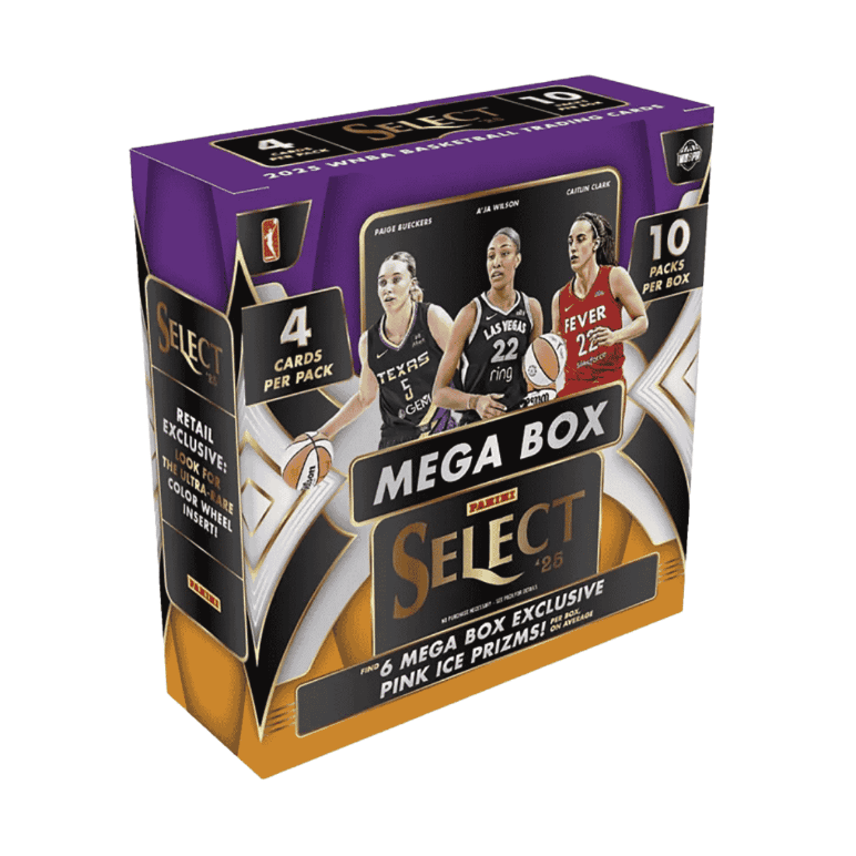 2025 Panini Select WNBA Basketball Hobby Mega Box Pink Ice Prizms