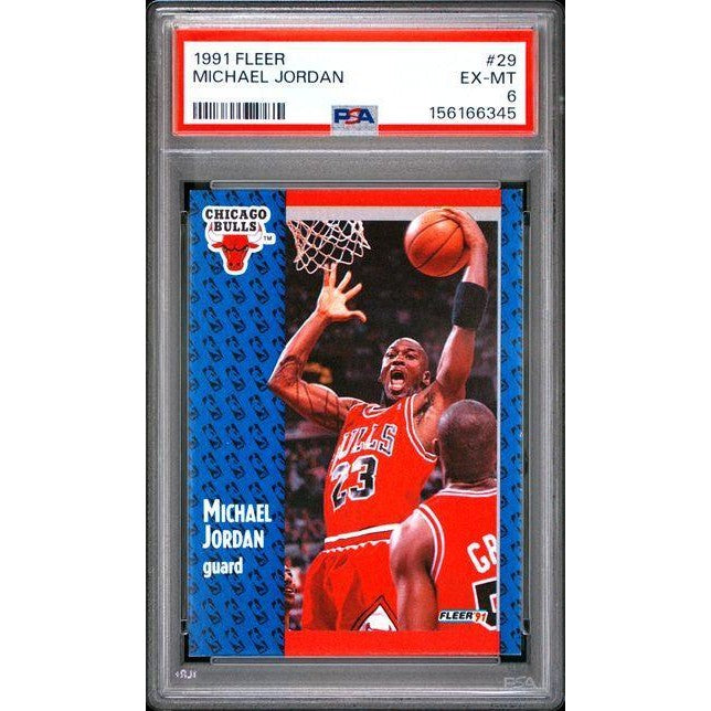 Michael Jordan 1991 Fleer #29 PSA 6