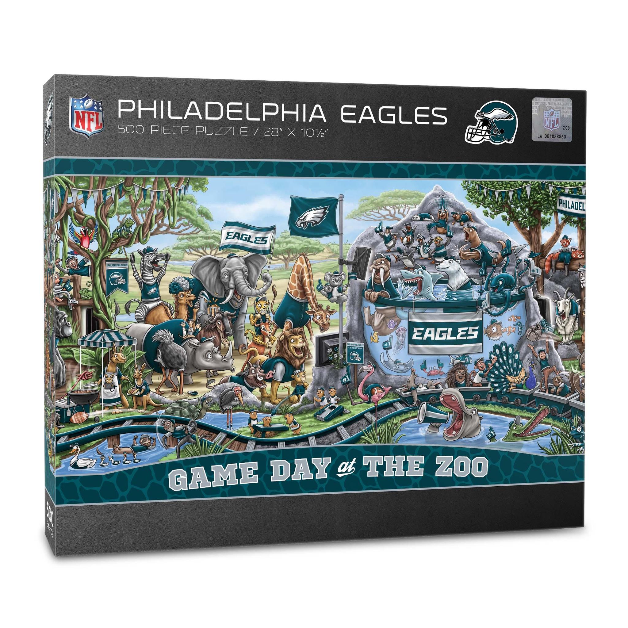 Philadelphia Eagles Game Day at the Zoo 500 pc Puzzle