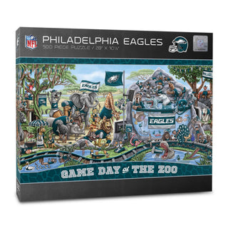 Philadelphia Eagles Game Day at the Zoo 500 pc Puzzle
