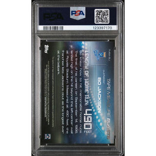 Bo Jackson 2015 Topps Update Tape MSR BLSTS Auto #BJ – PSA 8