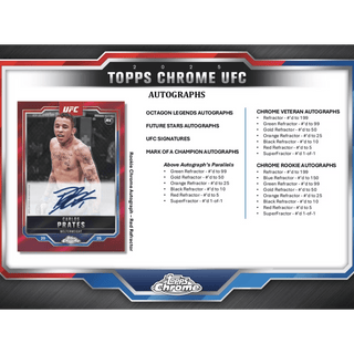 2025 Topps UFC Chrome Hobby Pack