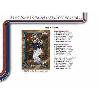 2025 Topps Chrome Update Series Baseball Hobby Box