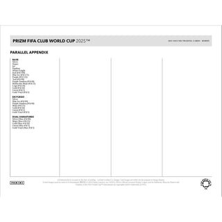 2025 Panini Prizm FIFA Club World Cup Soccer Hobby Box