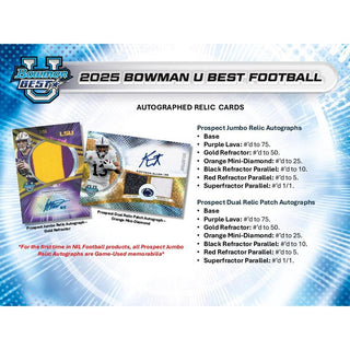 2025 Bowman's Best University Football Hobby Box