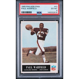Paul Warfield 1965 Philadelphia #41 PSA 6