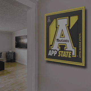 Wall Art: Appalachian State Mountaineers Logo Series 12"x12"