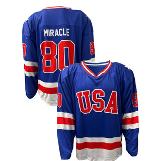 USA Hockey Miracle on Ice 1980 Official Reversible Hockey Jersey