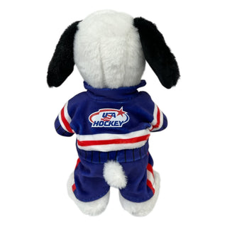 Snoopy USA Hockey Team Logo Warm Up Suit Officially Licensed 10 Inch Plush