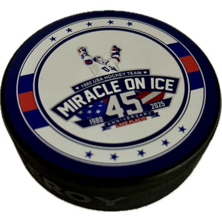 USA Hockey Miracle On Ice 45th Anniversary 1980-2025 Hockey Puck