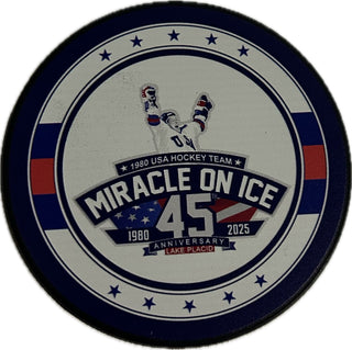 USA Hockey Miracle On Ice 45th Anniversary 1980-2025 Hockey Puck