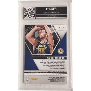 Goga Bitadze: 2019-20 Panini Mosaic Rookie Genesis #225 HGA 9.5