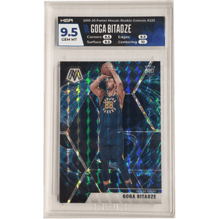 Goga Bitadze: 2019-20 Panini Mosaic Rookie Genesis #225 HGA 9.5