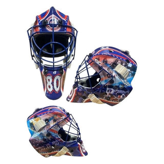 USA Hockey Miracle on Ice 1980 Blue Cage Full Size Goalie Mask