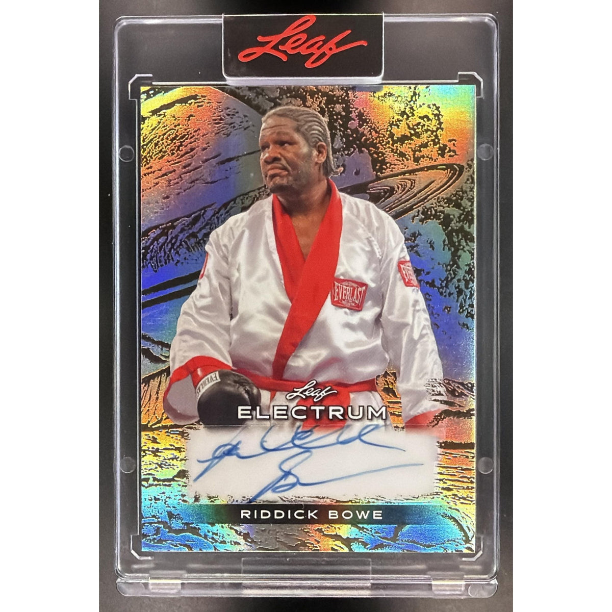 Riddick Bowe 2024 Leaf #BA-RB1 Non-Graded
