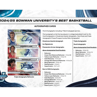 2024-25 Bowman University Best Basketball Hobby Box