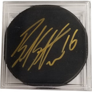Autographed Hockey Puck: Brandon Sutter