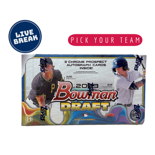 Break #28 One Box 2023 Bowman Draft Jumbo Hobby Box - Pick Your Team LIVE BREAK