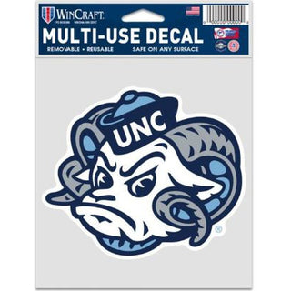 Decal: North Carolina Tar Heels Secondary Logo 3.75" x 5"