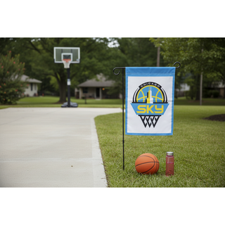 Chicago Sky Garden Flag 2 Sided