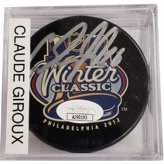 Autographed Hockey Puck: Claude Giroux - Winter Classic
